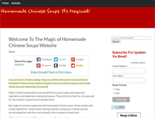 Tablet Screenshot of homemade-chinese-soups.com